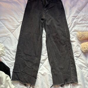 Black wide leg PACSUN jeans